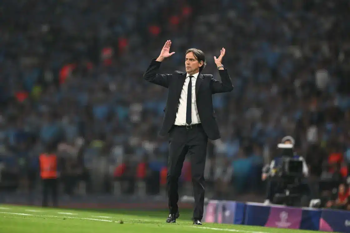 Restless Inter boss invaded pitch during loss to Man City