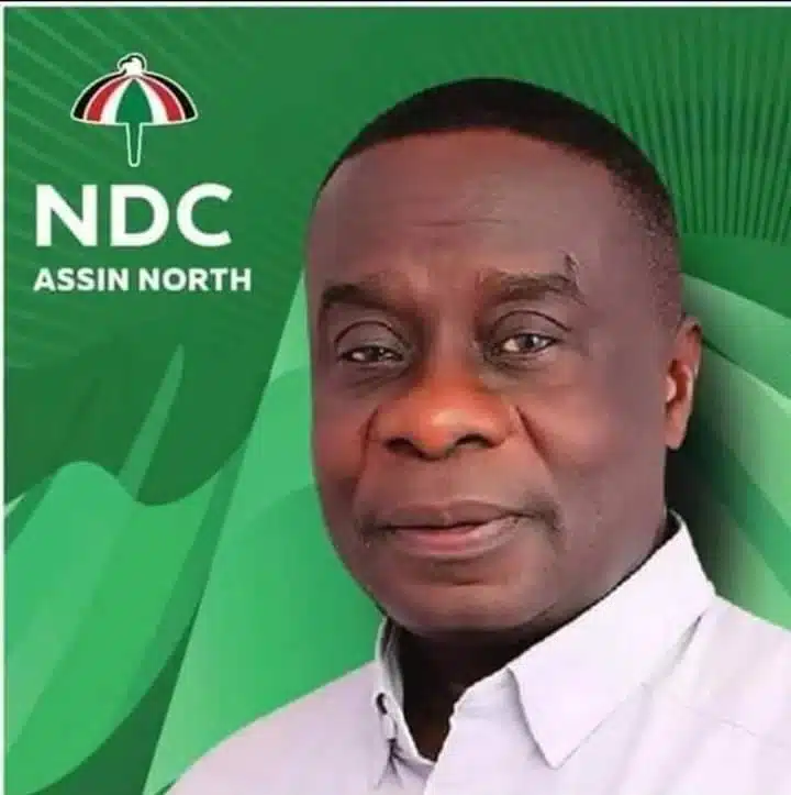 NDC supporters in Assin North mock Charles Opoku as they claim to have ‘chopped’ his money and not voted for him