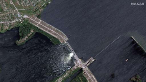 Major Ukrainian dam allegedly blown up by Russia