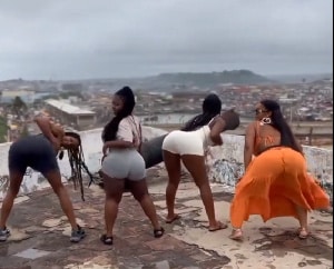 Netizens react to diaspora women who twerked at Cape Coast Castle