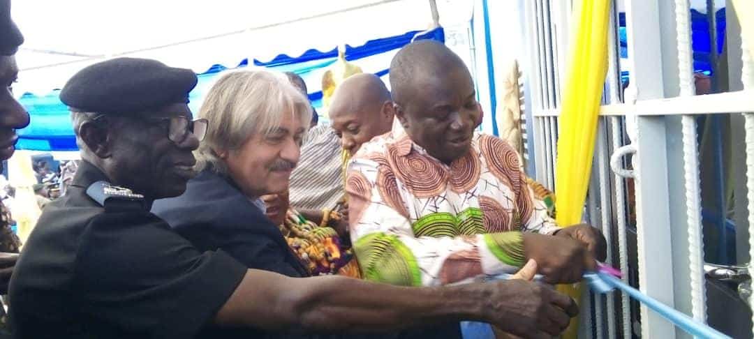 100-year-old Akuse Police Station reconstructed by Maleka Farms