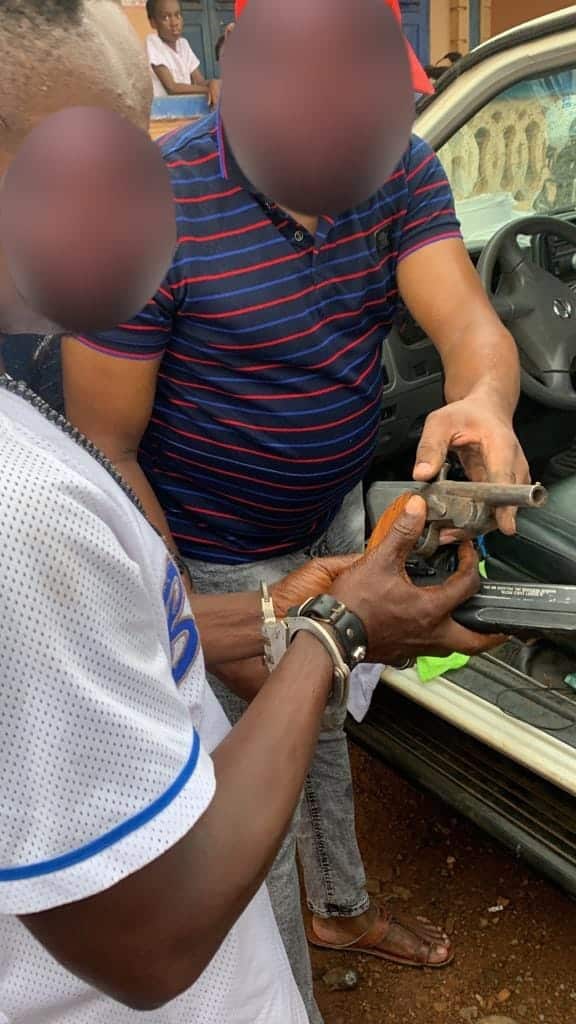 Man arrested for possessing firearms without license