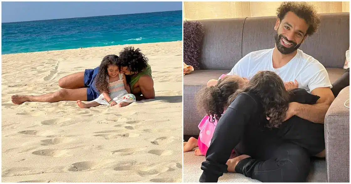 ‘Daddy-daughter’ time as Liverpool Star Mo Salah spends time with daughter