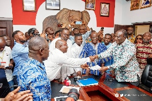 Alan Kyerematen pledges to offer sterling leadership as he files NPP flagbearer nomination forms