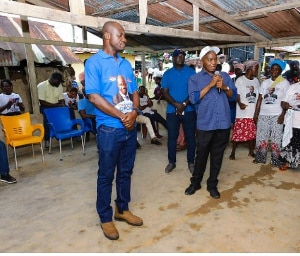 Stephen Ntim storms Assin North to campaign for Charles Opoku