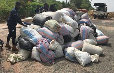 Ghana Navy’s special boat squadron intercepts 37 sacks of narcotics at sea