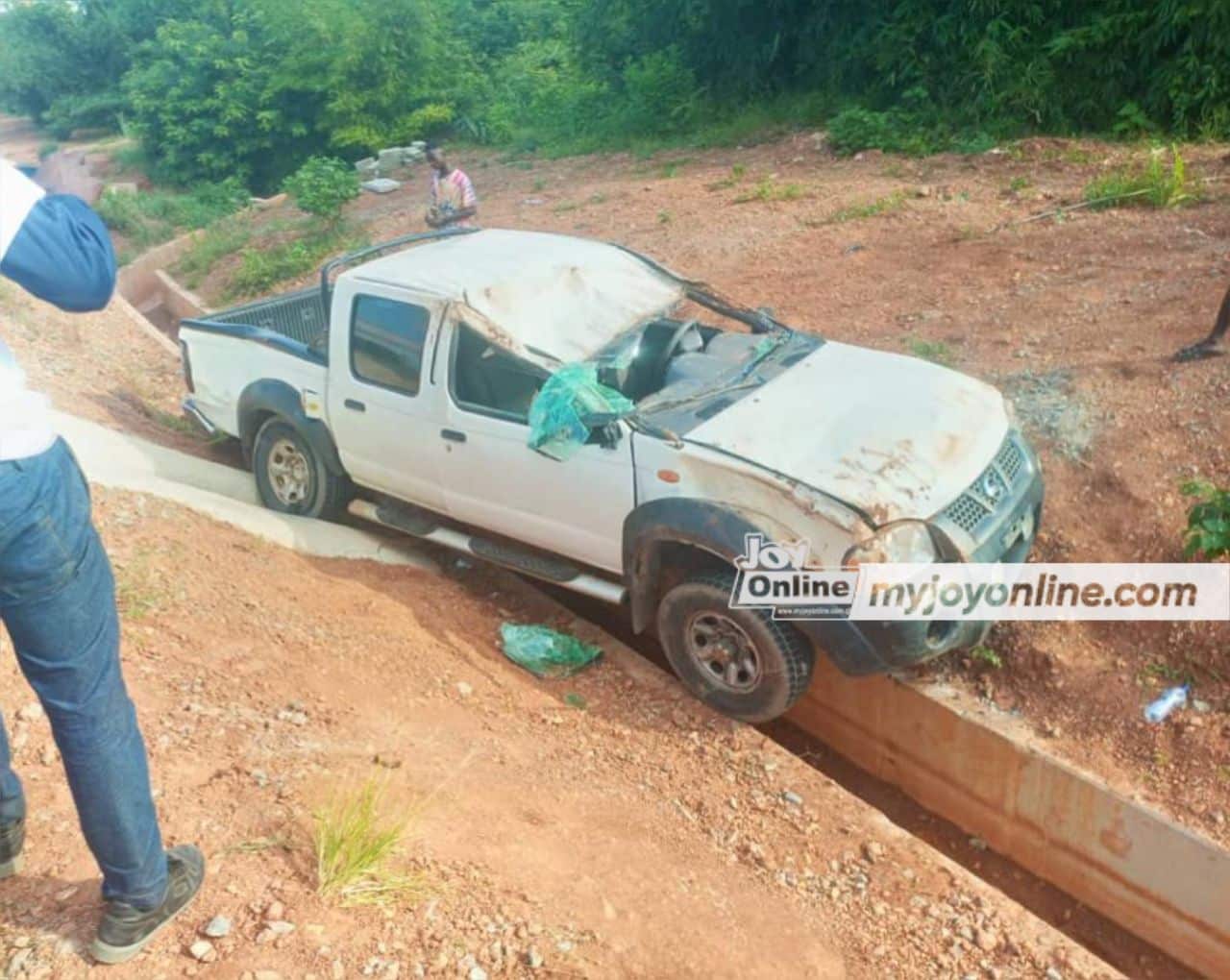 Assin North campaign: One of Mahama’s convoys involved in accident, 1 dead and others injured