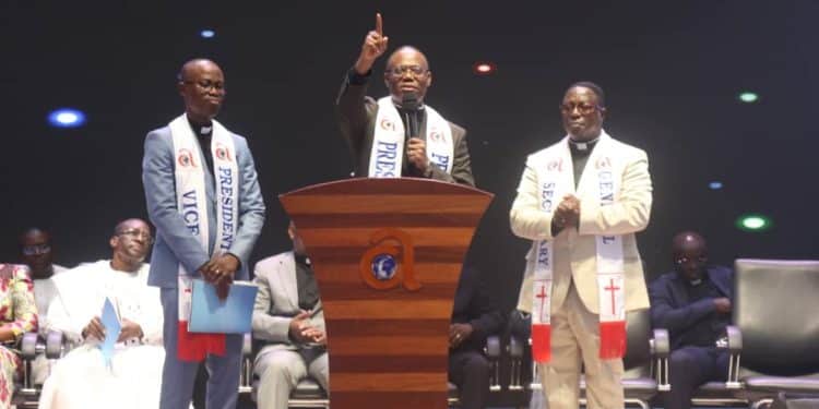 Photos: Apostolic Church-Ghana inducts new leaders into office