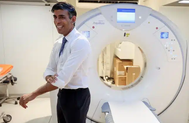Rishi Sunak defends the NHS’s cancer programmes
