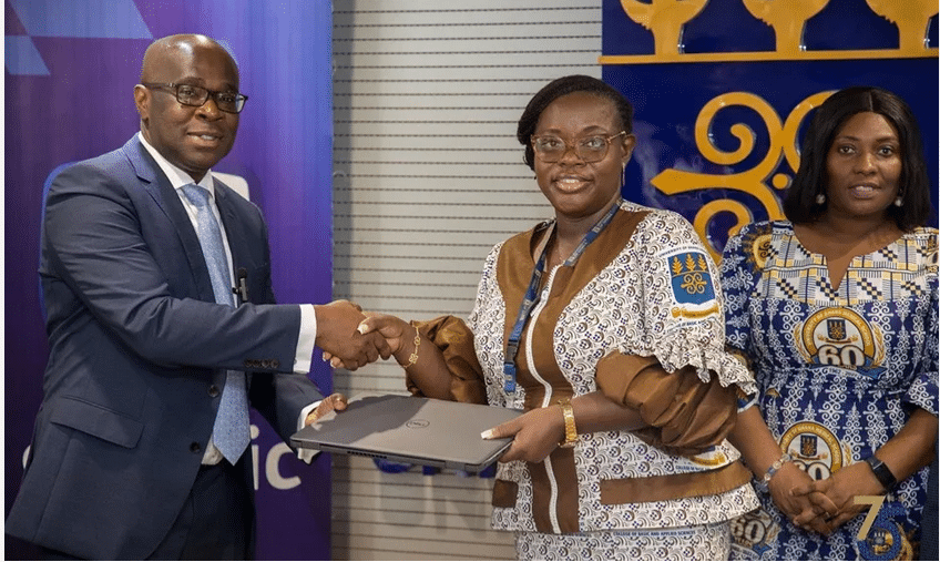 University of Ghana receives 50 laptops from Stanbic Bank