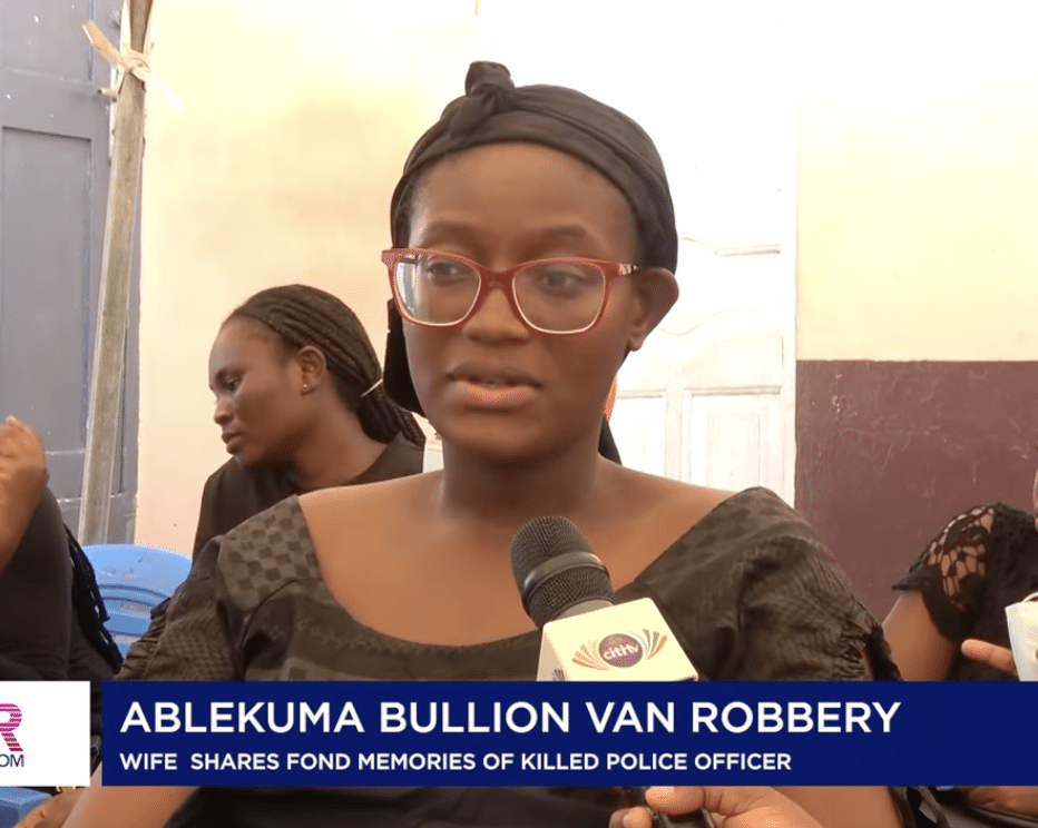 I found out my husband was dead on TV – Wife of policeman killed in bullion van attack 
