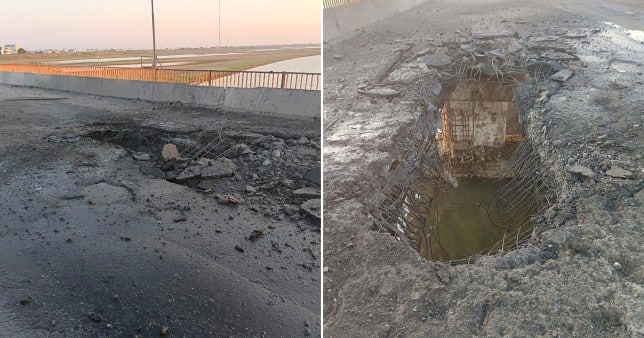 UK-Storm Shadow missile hits a crucial bridge in Russia