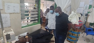 NPP shows love to NDC supporters by visiting Assin North accident victims