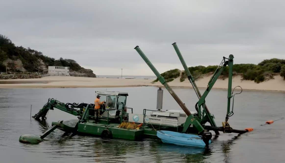 Ledzokuku Municipal Assembly dredges Sango Lagoon to avert flooding