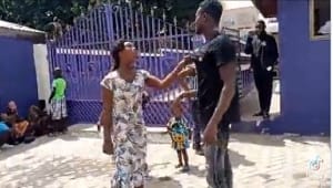 Woman angry at boyfriend after paternity test reveals he is not father of the child