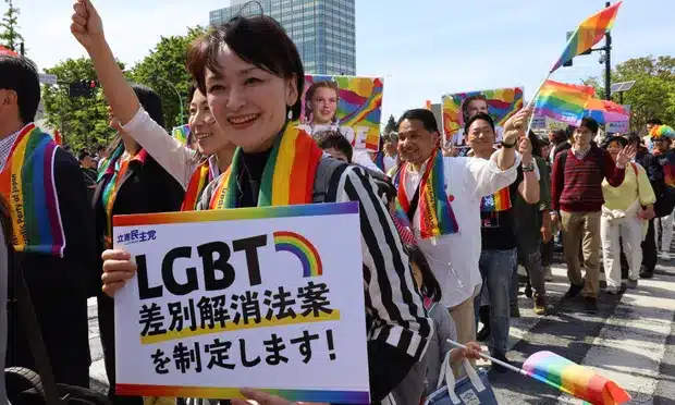 Court rules Japan’s ban on same-sex marriage is “in a state of unconstitutionality”