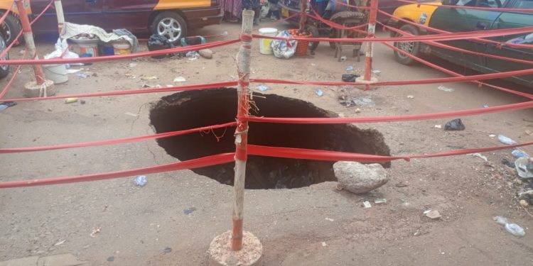 Kumasi Central Market traders raise concern over death trap pit