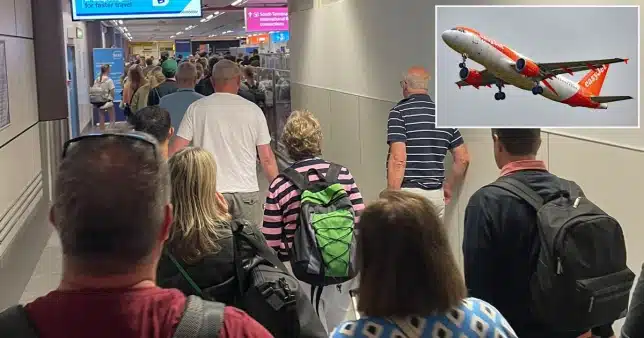 Airports in disarray as thousands of EasyJet flights cancelled