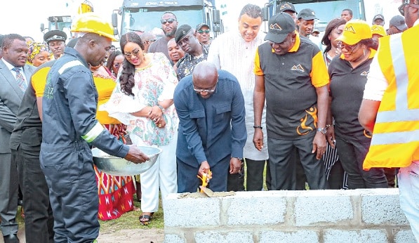 Bawumia commences construction of Ability Village