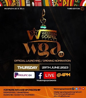 Nominations are open for the third edition of the Western Gospel Awards
