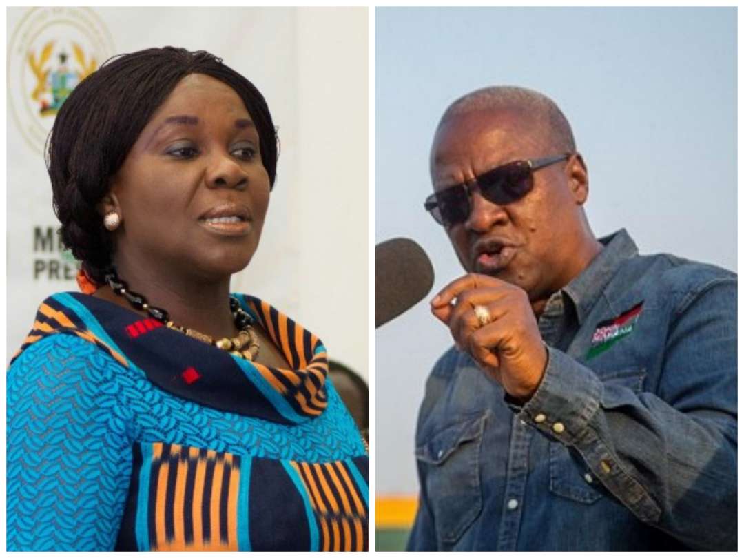 ‘Why keep millions of hard currency at home?’ – Mahama questions Cecilia Dapaah