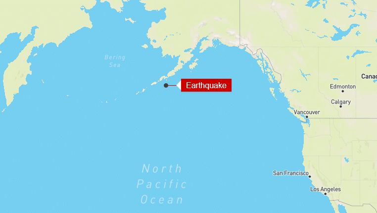 7.2 earthquake occurs off the coast of southern Alaska