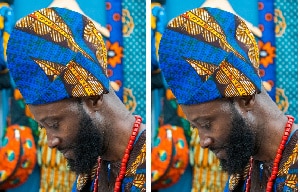 A collection of African men fashion styles