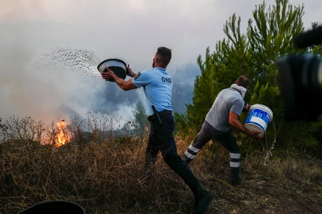 Wildfires rage in Portugal as flame ignites national park close to Lisbon