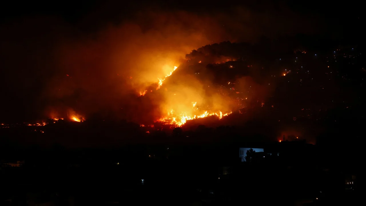 Italy coping with harsh weather, including wildfires, heat, and enormous hail