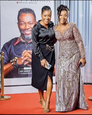 Social media abuzz as Adjetey Anang’s wife and actress Jessica Williams spark discussions with striking resemblance