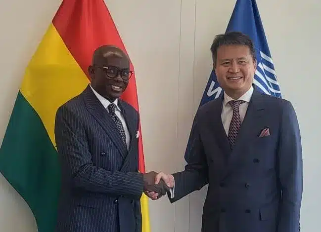 Godfred Dame meets WIPO boss in Geneva