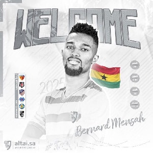 Ghanaian midfielder Bernard Mensah joins Saudi Arabia club Al-Tai