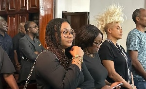 Politicians and musicians attend the one-week memorial service of Sarkodie’s lawyer