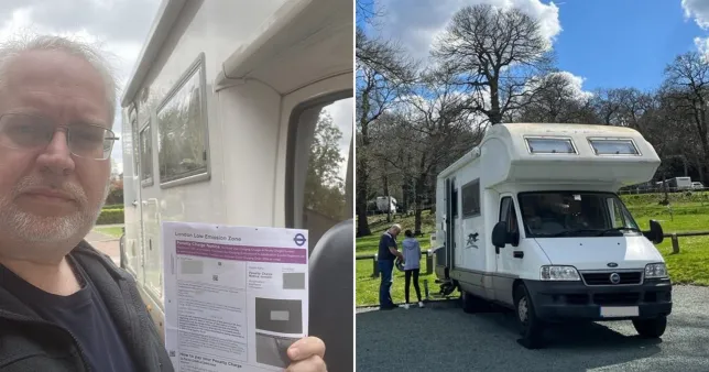 Dad fined £2,000 for entering London’s low emission zone driving campervan