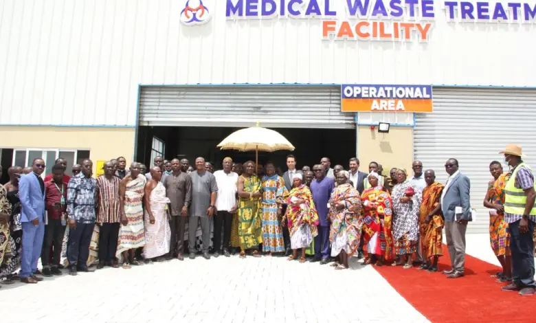 Government launches first medical waste plant at Kumasi