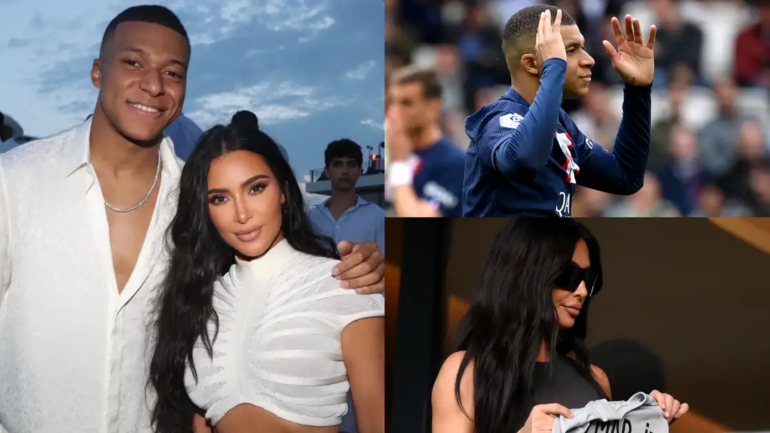 Kim Kardashian parties with Kylian Mbappe at star-studded party