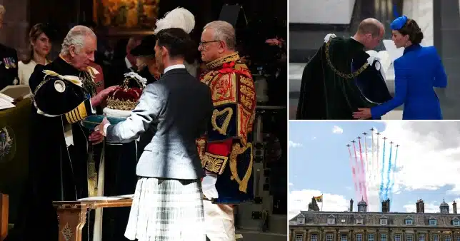 King Charles obtains the Crown of Scotland at lavish Edinburgh coronation