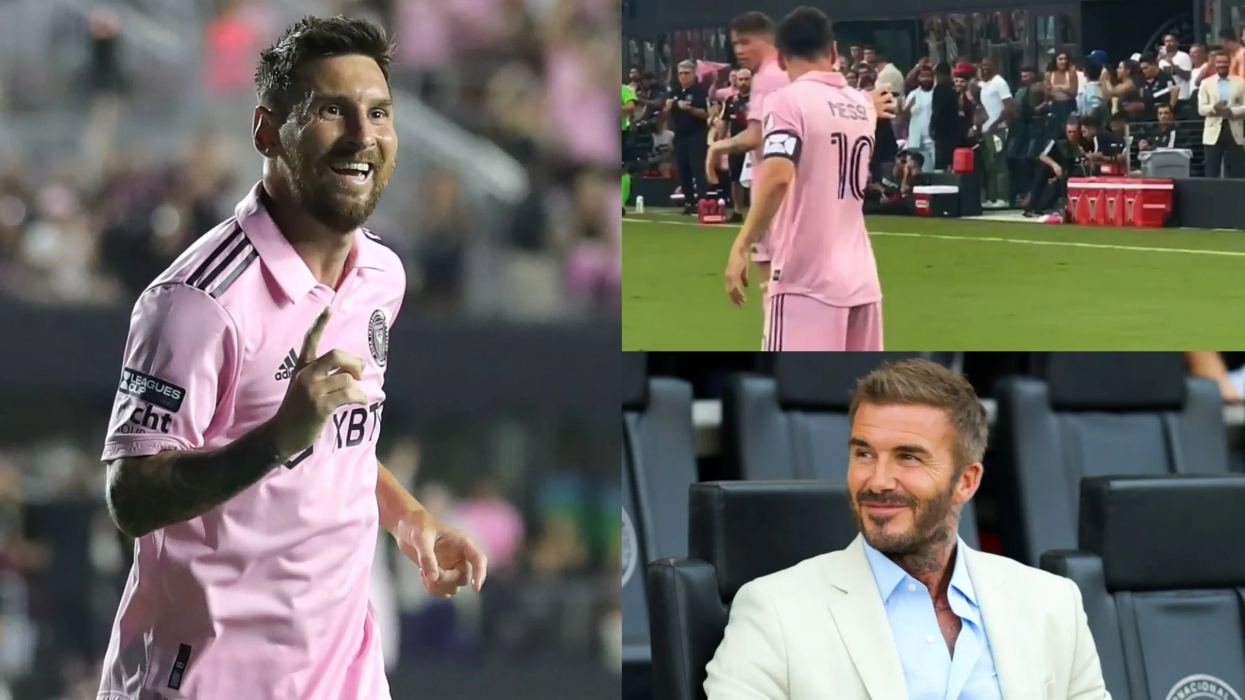 Messi’s gestures ‘hold my beer’ to Beckham after scoring winner against Atlanta United