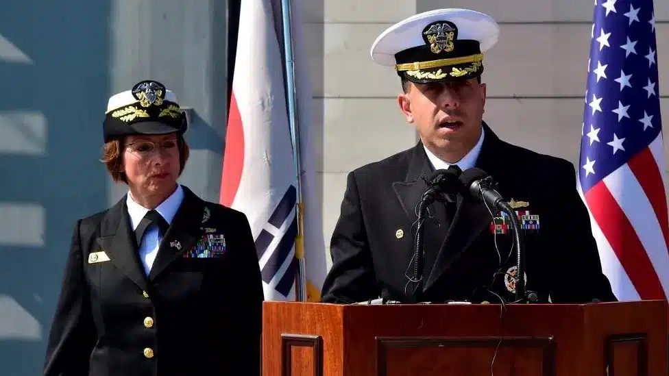 Lisa Franchetti, first woman nominated by Biden to lead US Navy