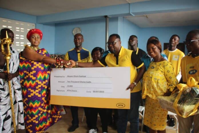 MTN commended for supporting Ghanaian cultural heritage