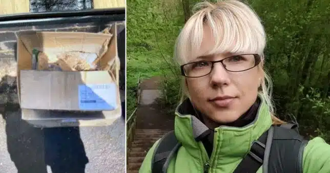 Student fine £400 for putting cardboard boxes near  trash