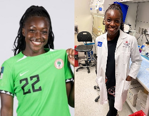 This is the Nigerian scientist, Michelle Alozie making a significant impact at the 2023 Women’s World Cup