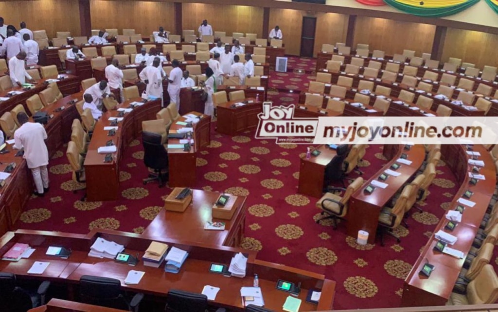 NPP MPs absent from Parliament during Gyakye Quayson’s swearing-in ceremony