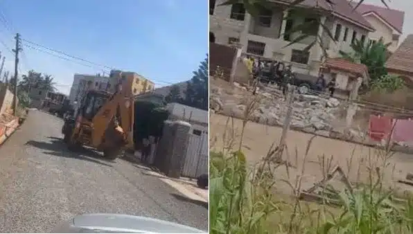 Alleged: Police officer destroys East Legon properties belonging to woman to please ‘rich’ paymaster