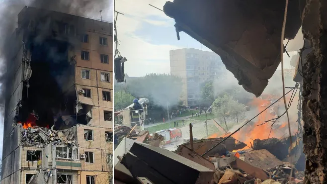 Russian missile attack kills at least four people in Zelensky’s hometown