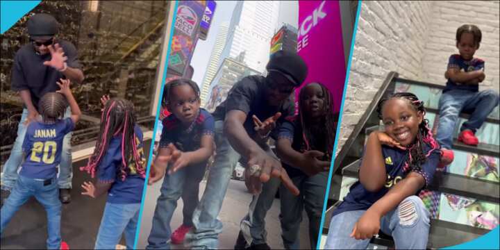 Kudus surprises Stonebwoy’s kids with customized jerseys in the US