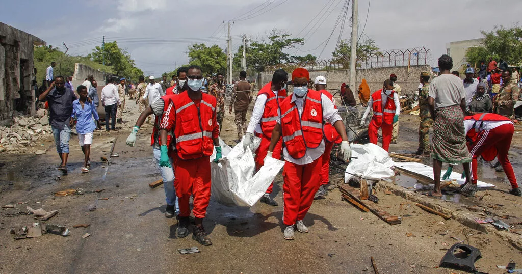 13 troops killed in a suicide bombing in Somalia’s capital