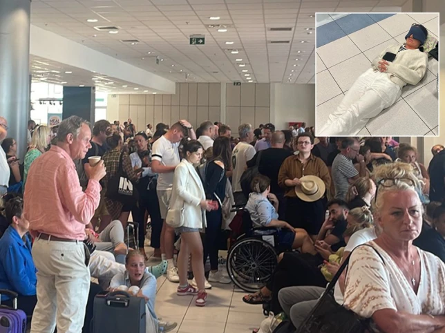 Almost 200 people ‘forced to sleep on floor of Rhodes Airport’ following easyJet flight delay