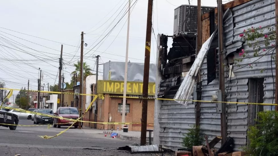 Arson attack on US-Mexico border bar kills 11