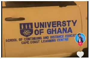 University of Ghana addresses wrong spelling of ‘University’ on its branded vehicle
